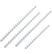 Пружины для переплета пластиковые 10 мм, белые