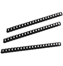 Пружины для переплета пластиковые 10 мм, черные