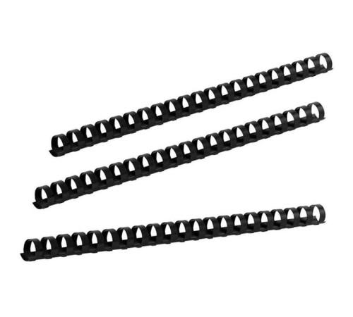Пружины для переплета пластиковые 10 мм, черные