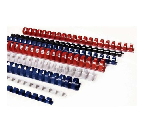 Пружины для переплета пластиковые 14 мм, синие