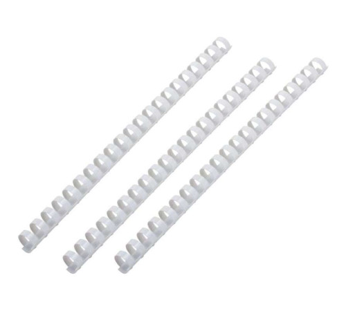Пружины для переплета пластиковые 25 мм, белые