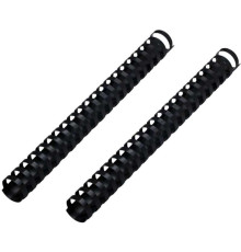 Пружины для переплета пластиковые 38 мм, черные 