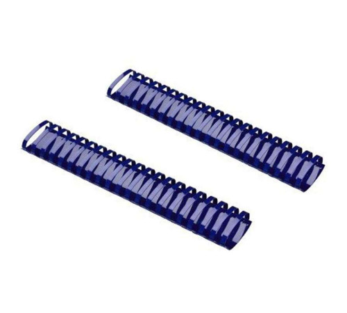 Пружины для переплета пластиковые 38 мм, синие