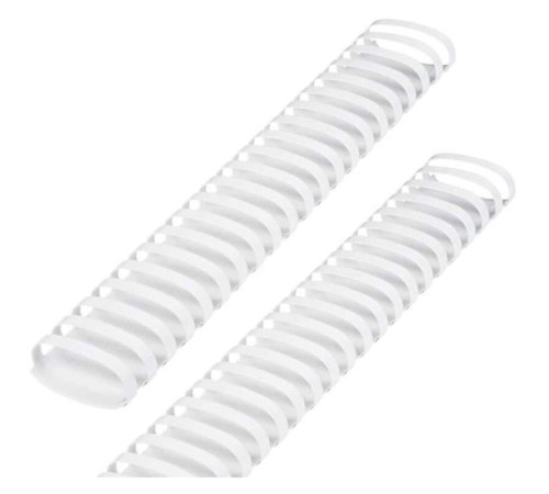 Пружины для переплета пластиковые 51 мм, белые
