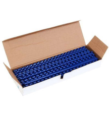 Пружины для переплета пластиковые 6 мм, синие