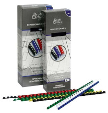 Пружины для переплета пластиковые 8 мм, синие 