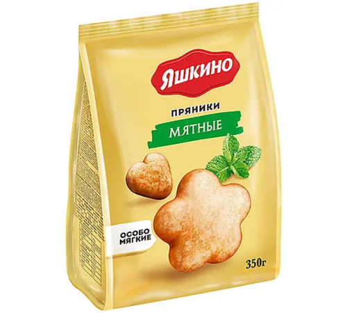 Пряники Яшкино «Мятные», 350 гр.