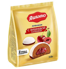 Пряники Яшкино пряники с вишнёвой начинкой, 350 гр.