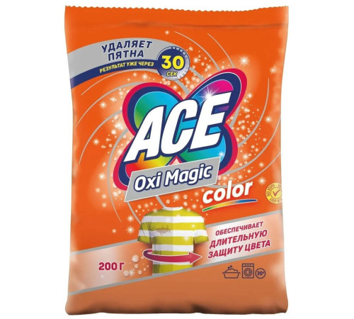 Пятновыводитель ACE Oxi "Magic Color", 200 г 