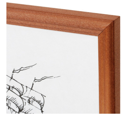 Рамка деревянная, OfficeSpace, красное дерево, 21х30 см