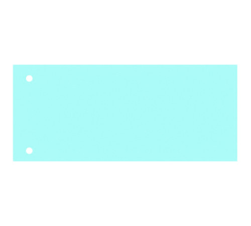 Разделитель бумажный Donau, 100 листов 105х235, 190гр, голубой