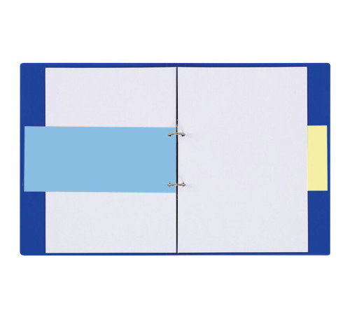 Разделитель картонный BRAUBERG, 100 листов 105х240 мм, 160 гр, ассорти