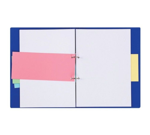 Разделитель картонный BRAUBERG, 100 листов 105х240 мм, 160 гр, розовый