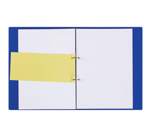 Разделитель картонный BRAUBERG, 100 листов 105х240 мм, 160 гр, желтый