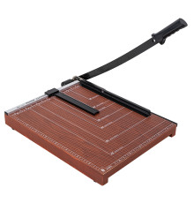 Резак для бумаг Deli,  А3 формат, 460x380 мм, сабельный, дерево