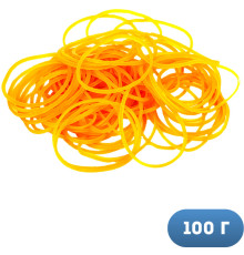 Резинки для денег DELI, 70 мм, 100 гр. в тубе, желтые