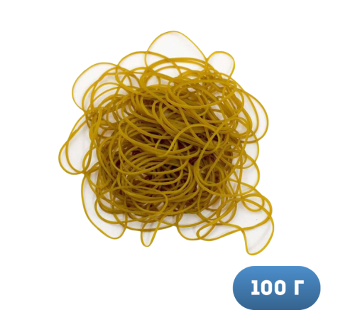 Резинки для денег Flamingo, 100 гр, желтые