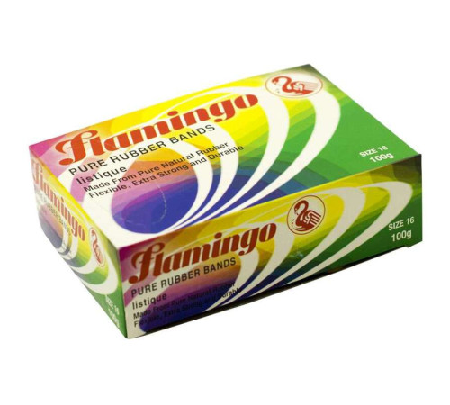 Резинки для денег Flamingo, 100 гр, желтые