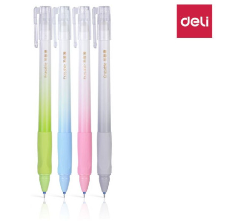Ручка гелевая DELI " Smart Go" 0,5 мм, синяя, стирающиеся чернила