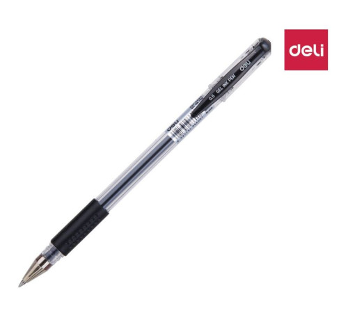 Ручка гелевая Deli "6600", 0,5 мм, черная