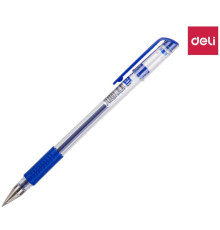 Ручка гелевая DELI "6600" 0,5 мм, синяя