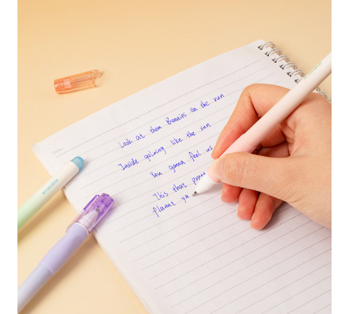 Ручка гелевая DELI "Neonup" 0,5 мм, синяя, стирающиеся чернила