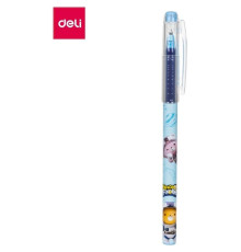 Ручка гелевая DELI "Space Finder" 0,5 мм, синяя