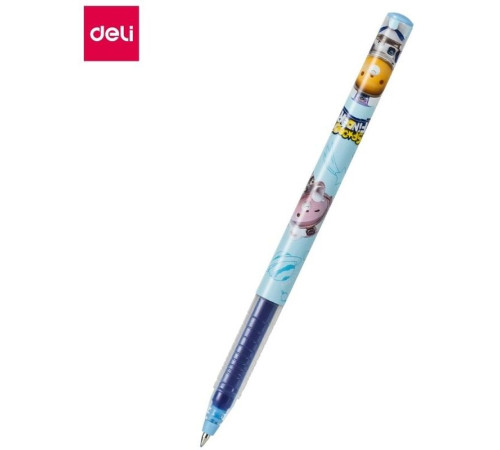 Ручка гелевая DELI "Space Finder" 0,5 мм, синяя