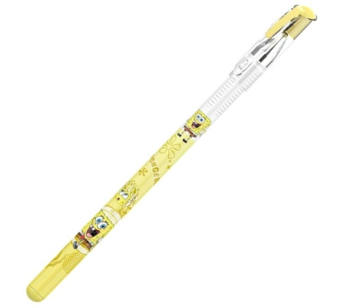 Ручка гелевая DELI "SpongeBob" 0,5 мм, черная