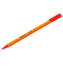 Ручка капиллярная Berlingo "Rapido" красная, 0,4мм, трехгранная