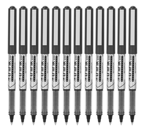 Ручка роллерная DELI "Think" черная, 0,7 мм