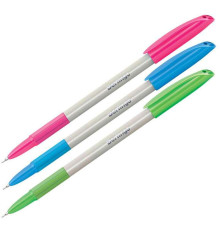 Ручка шариковая BERLINGO "Perlamutik Pro" 0,7 мм, синяя, грип