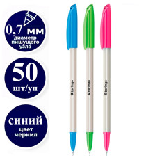 Ручка шариковая BERLINGO "Perlamutik" 0,7 мм, синяя