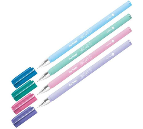 Ручка шариковая Berlingo "Starlight S" 0,5 мм, синяя