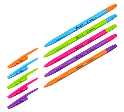 Ручка шариковая BERLINGO "Tribase Fuze" 0,7 мм, синяя