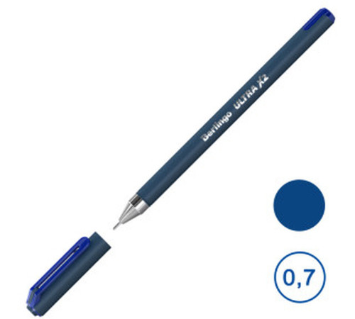 Ручка шариковая Berlingo "Ultra X2", 0,7 мм, синяя