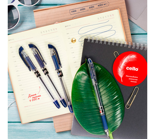 Ручка шариковая CELLO "MAXRITER XS" 0,7 мм, синяя