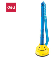 Ручка шариковая Deli, на подставке, 0,7 мм, синие чернила 