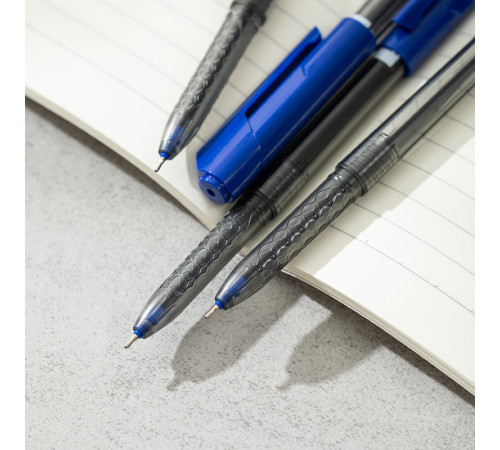 Ручка шариковая DELI "Arrow Q00830", 0,5 мм, синяя