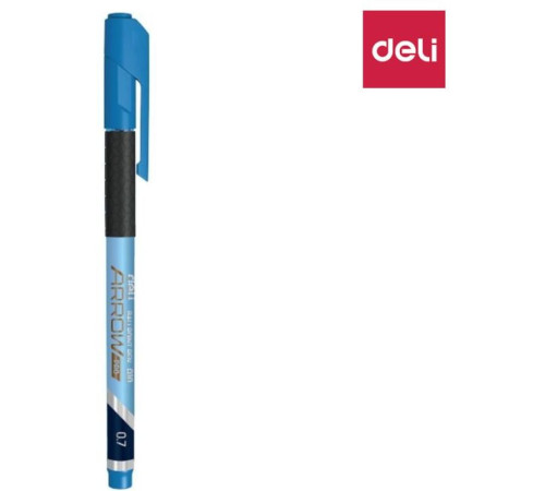 Ручка шариковая DELI "Arrow Q10", 0,7 мм, синяя