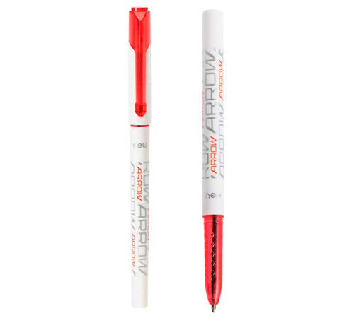 Ручка шариковая DELI "Arrow", 0,7 мм, красная