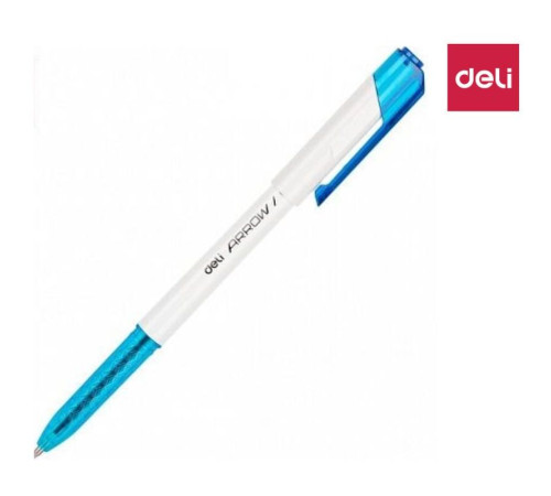 Ручка шариковая DELI "Arrow", 0,7 мм, синяя