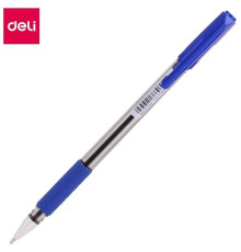 Ручка шариковая DELI "Arrow" Q1730, 1 мм, синяя