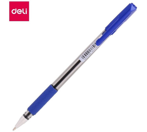 Ручка шариковая DELI "Arrow" Q1730, 1 мм, синяя