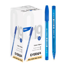 Ручка шариковая DELI "Every", 1 мм, цвет синий