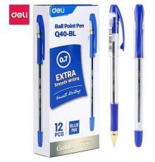 Ручка шариковая DELI "Extra", 0,7 мм, синяя