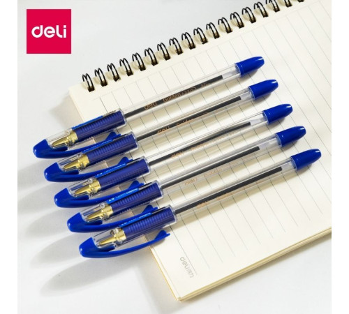 Ручка шариковая DELI "Extra", 0,7 мм, синяя