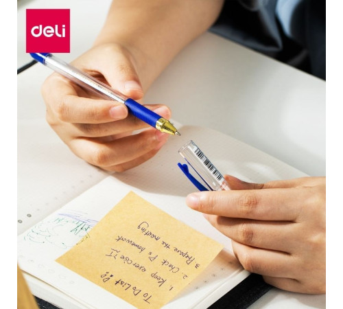 Ручка шариковая DELI "Extra", 0,7 мм, синяя