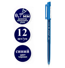 Ручка шариковая DELI "Flickwell Q100", 0.7 мм, синяя