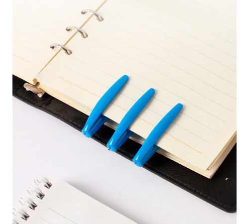 Ручка шариковая DELI "Q130", 0.7 мм, синяя, грип